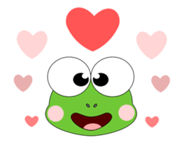 Always cheerful frog sticker #5501066