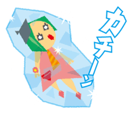 softly mystery-chan sticker #5501439
