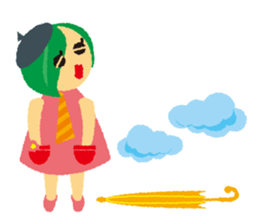 softly mystery-chan sticker #5501443