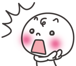 Feelings of Manju-kun sticker #5501578