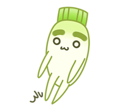 Uncle Ro-Big radish 1:Continuous action sticker #5501748