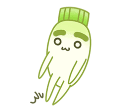 Uncle Ro-Big radish 1:Continuous action sticker #5501748