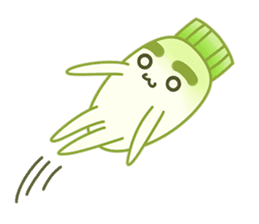 Uncle Ro-Big radish 1:Continuous action sticker #5501749