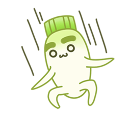 Uncle Ro-Big radish 1:Continuous action sticker #5501751