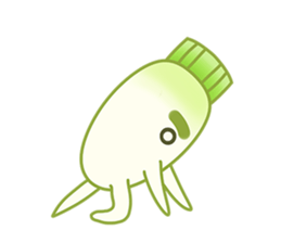 Uncle Ro-Big radish 1:Continuous action sticker #5501752