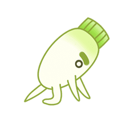 Uncle Ro-Big radish 1:Continuous action sticker #5501752