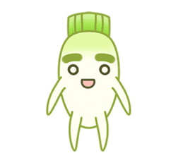 Uncle Ro-Big radish 1:Continuous action sticker #5501756