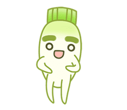 Uncle Ro-Big radish 1:Continuous action sticker #5501757