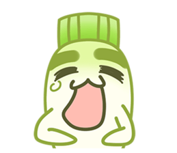 Uncle Ro-Big radish 1:Continuous action sticker #5501759