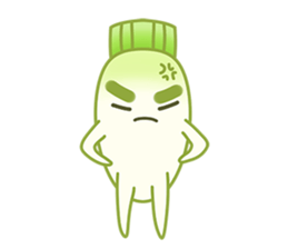 Uncle Ro-Big radish 1:Continuous action sticker #5501761