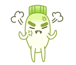 Uncle Ro-Big radish 1:Continuous action sticker #5501762