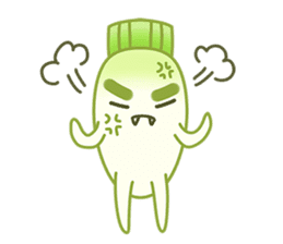 Uncle Ro-Big radish 1:Continuous action sticker #5501762