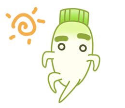 Uncle Ro-Big radish 1:Continuous action sticker #5501768