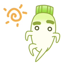 Uncle Ro-Big radish 1:Continuous action sticker #5501768