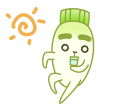 Uncle Ro-Big radish 1:Continuous action sticker #5501770