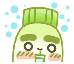 Uncle Ro-Big radish 1:Continuous action sticker #5501771