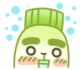 Uncle Ro-Big radish 1:Continuous action sticker #5501771