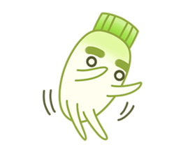Uncle Ro-Big radish 1:Continuous action sticker #5501774