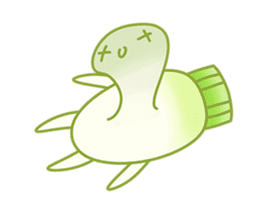 Uncle Ro-Big radish 1:Continuous action sticker #5501775