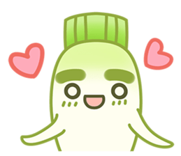 Uncle Ro-Big radish 1:Continuous action sticker #5501778