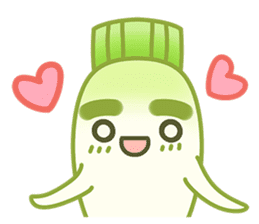 Uncle Ro-Big radish 1:Continuous action sticker #5501778