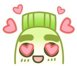 Uncle Ro-Big radish 1:Continuous action sticker #5501779