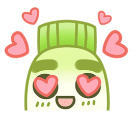 Uncle Ro-Big radish 1:Continuous action sticker #5501779