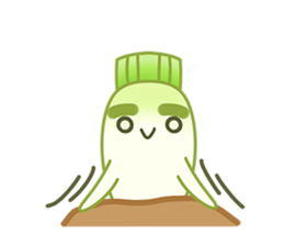 Uncle Ro-Big radish 1:Continuous action sticker #5501782