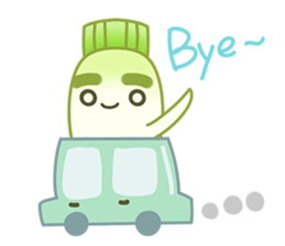 Uncle Ro-Big radish 1:Continuous action sticker #5501784