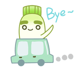 Uncle Ro-Big radish 1:Continuous action sticker #5501784