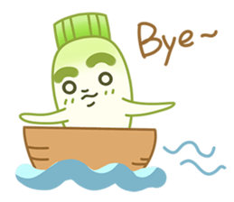 Uncle Ro-Big radish 1:Continuous action sticker #5501785