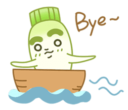 Uncle Ro-Big radish 1:Continuous action sticker #5501785