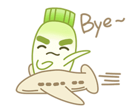 Uncle Ro-Big radish 1:Continuous action sticker #5501786