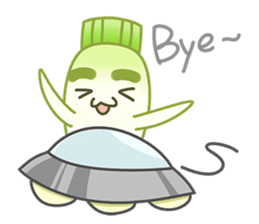 Uncle Ro-Big radish 1:Continuous action sticker #5501787