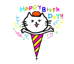 orange and cat sticker #5502782