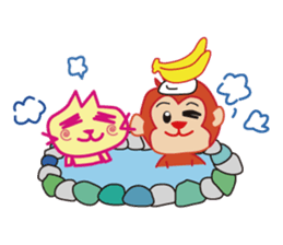 saru&neko sticker #5502860