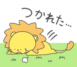 Warm Lion sticker #5503390