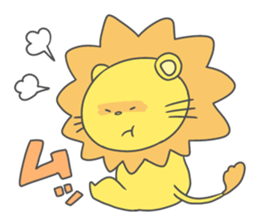 Warm Lion sticker #5503404