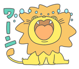 Warm Lion sticker #5503408