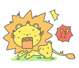 Warm Lion sticker #5503411