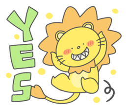 Warm Lion sticker #5503423