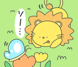 Warm Lion sticker #5503426