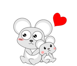 Brother of always cheerful mouse sticker #5503909