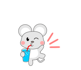 Brother of always cheerful mouse sticker #5503910