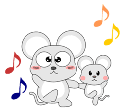 Brother of always cheerful mouse sticker #5503915