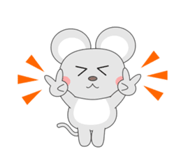 Brother of always cheerful mouse sticker #5503919