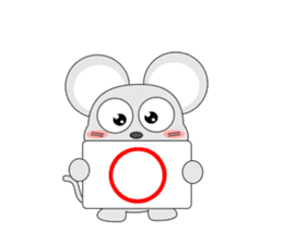 Brother of always cheerful mouse sticker #5503929