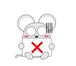 Brother of always cheerful mouse sticker #5503930