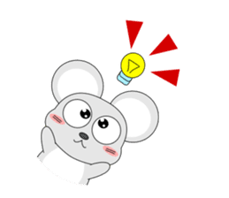 Brother of always cheerful mouse sticker #5503932