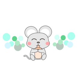 Brother of always cheerful mouse sticker #5503935
